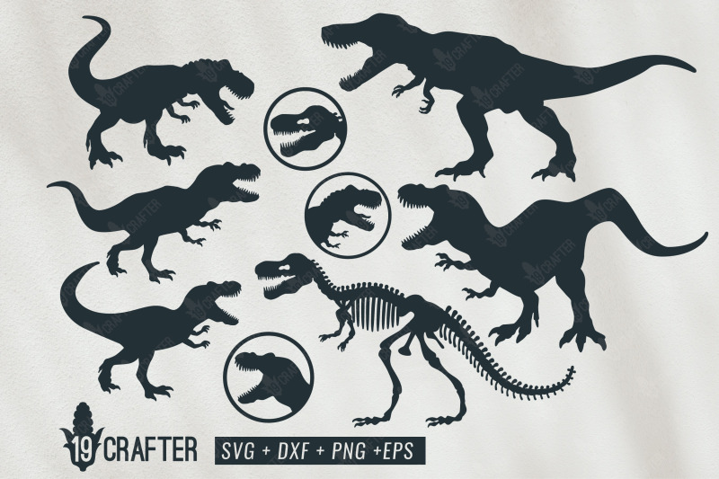 t-rex-tyrannosaurus-rex-dinosaur-svg-bundle