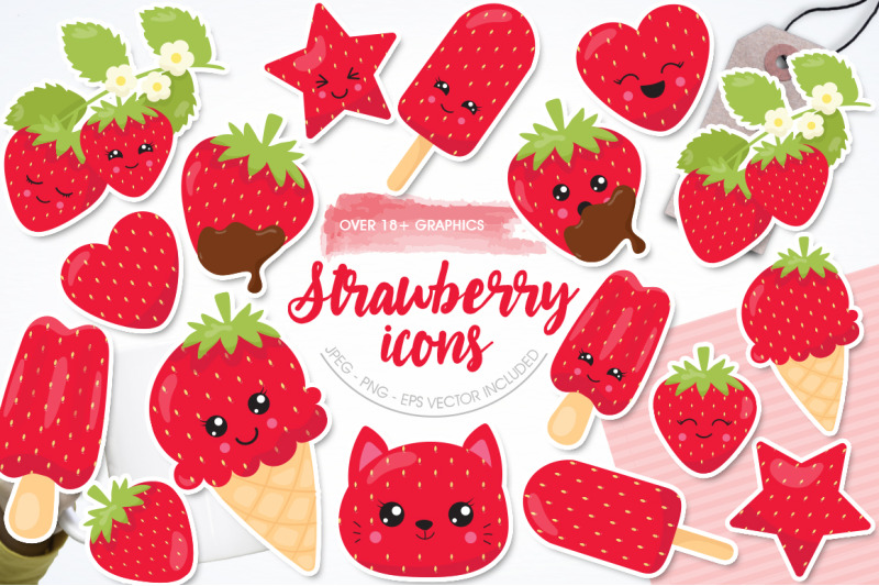 strawberry-icons