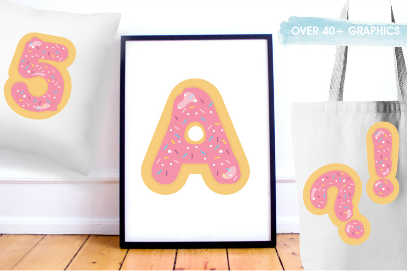 yummy-pink-donuts-alphabet-and-numbers