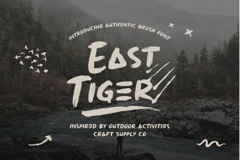 east-tiger-authentic-brush-font