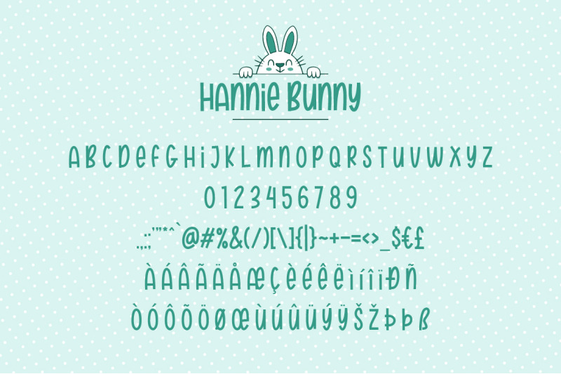 hannie-bunny-funny-font