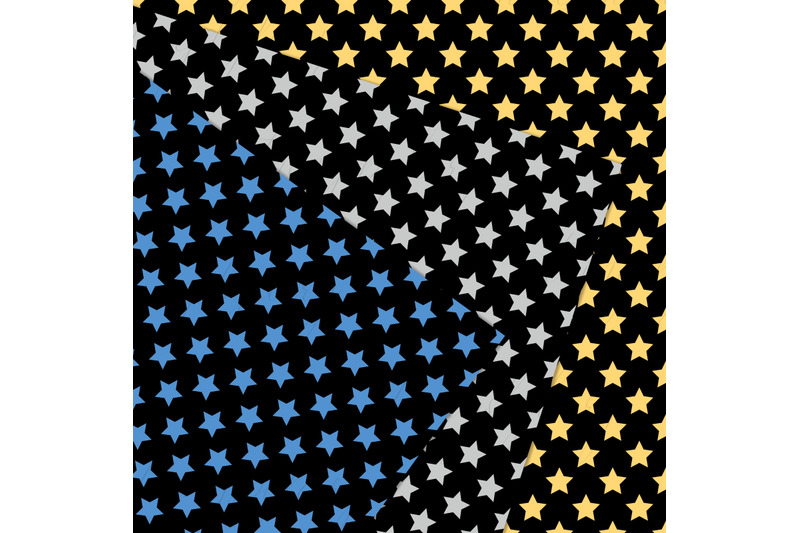 100-seamless-black-and-solid-star-pattern-digital-papers