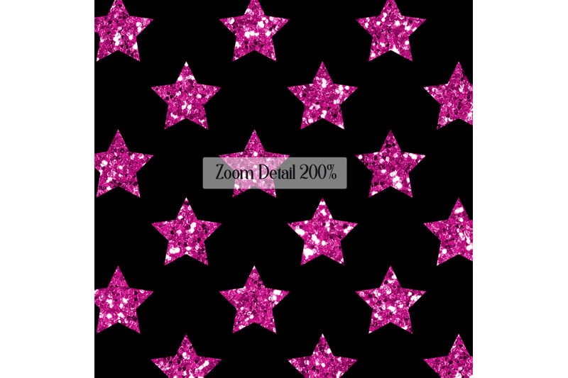 100-seamless-black-and-glitter-star-pattern-digital-papers