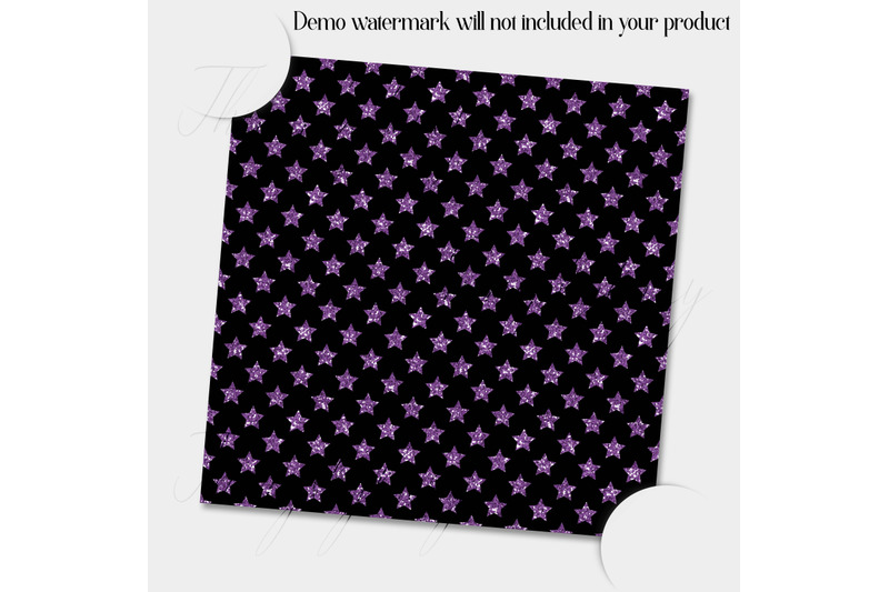 100-seamless-black-and-glitter-star-pattern-digital-papers
