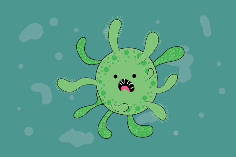 virus-microbe-bacteria-art