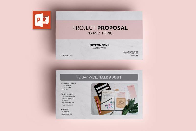 ppt-template-project-proposal-pink-and-marble