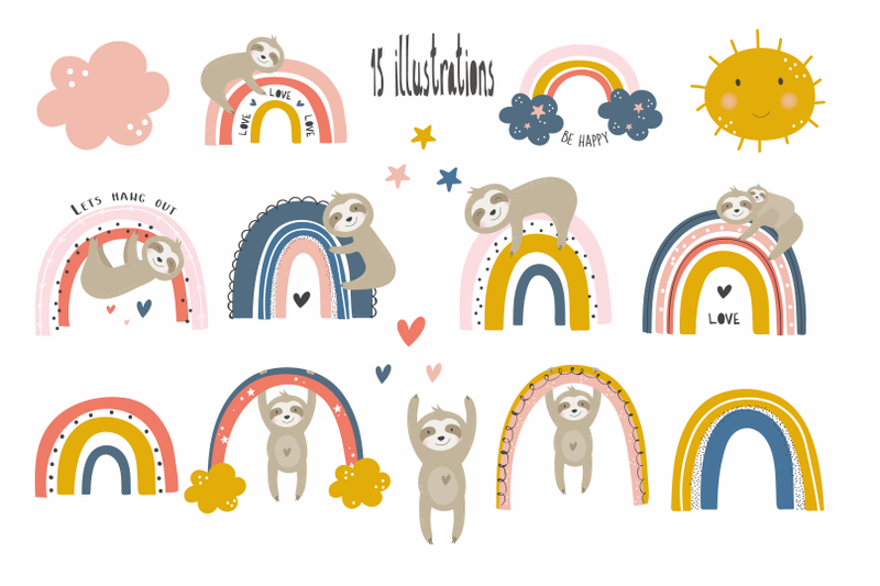 rainbow-sloths