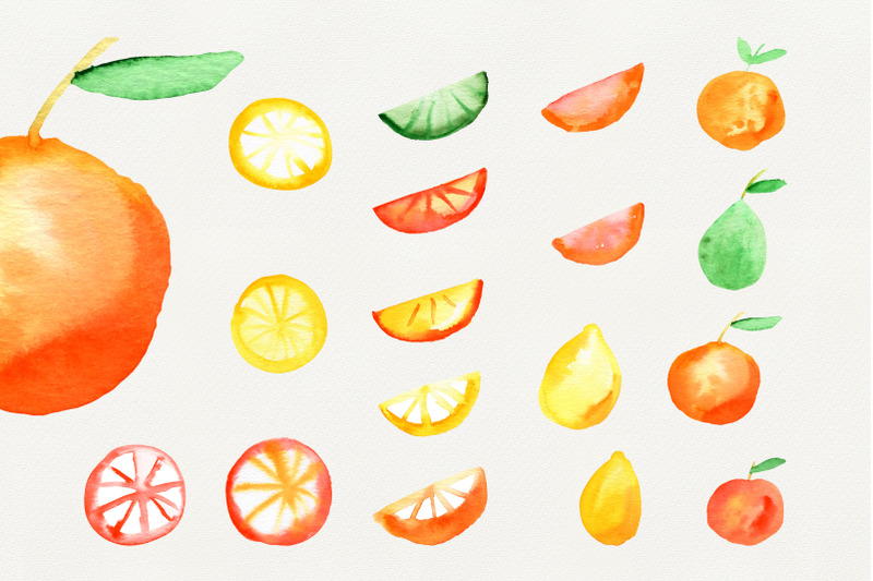 watercolor-citrus-fruits-clipart-png-orange-lemon-lime-wedding