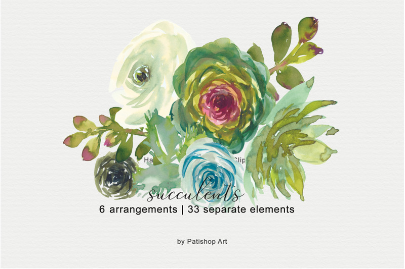watercolor-succulent-clip-art-set