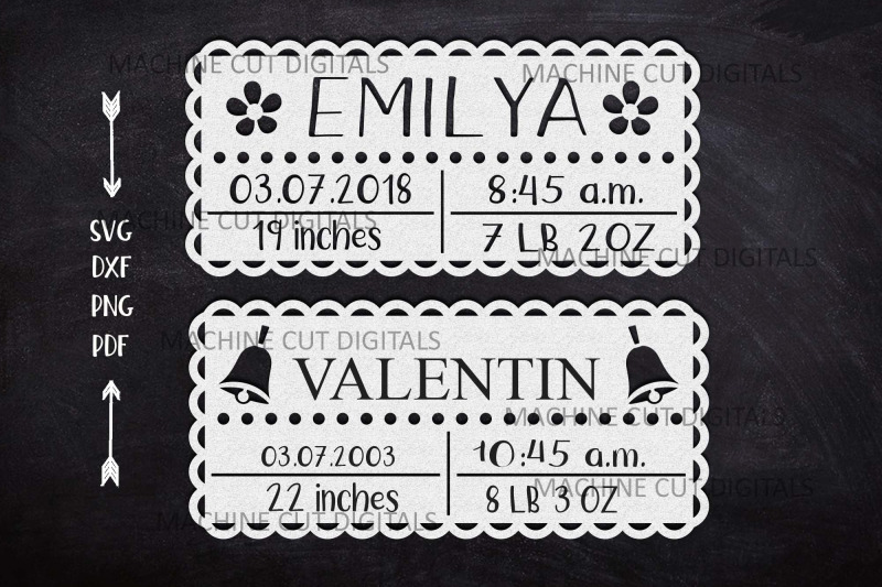 baby-birth-announcement-card-paper-cut-laser-cut-template