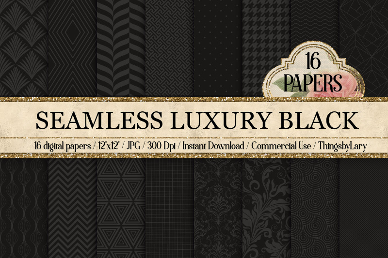 16-seamless-luxury-black-digital-papers-black-gray-pattern