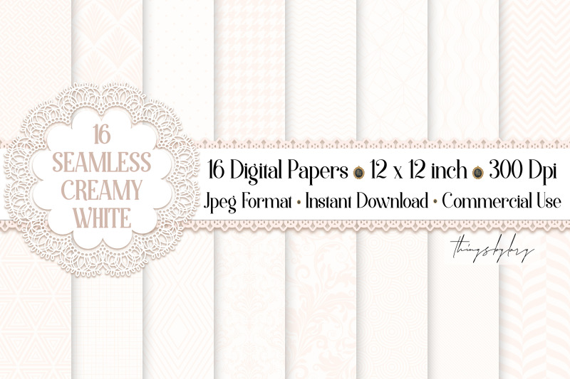 16-seamless-luxury-white-digital-papers-ivory-cream-wedding
