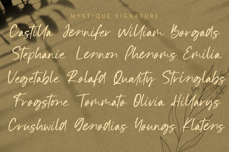 mystique-luxury-signature-font