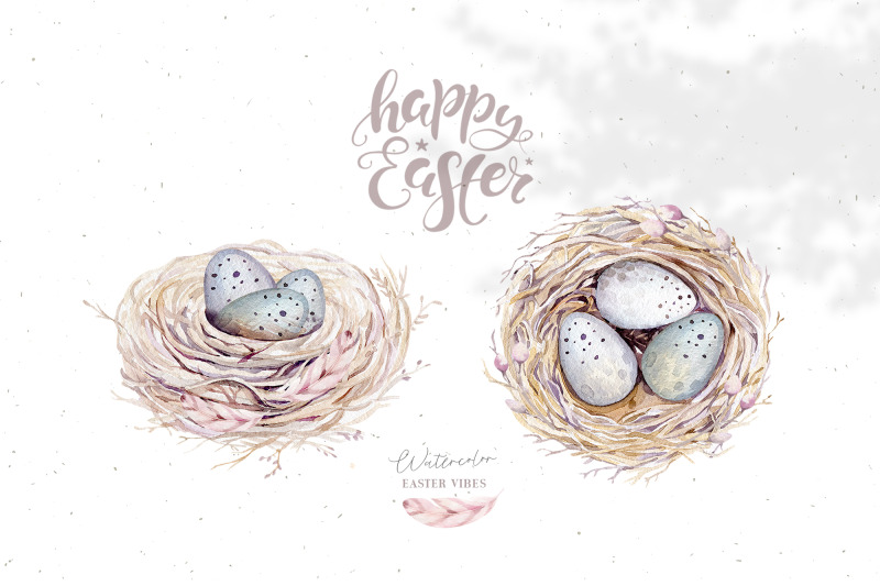 watercolor-happy-easter-birds-amp-nest
