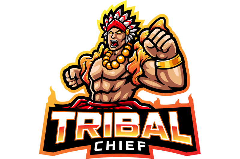 tribal-chief-esport-mascot-logo