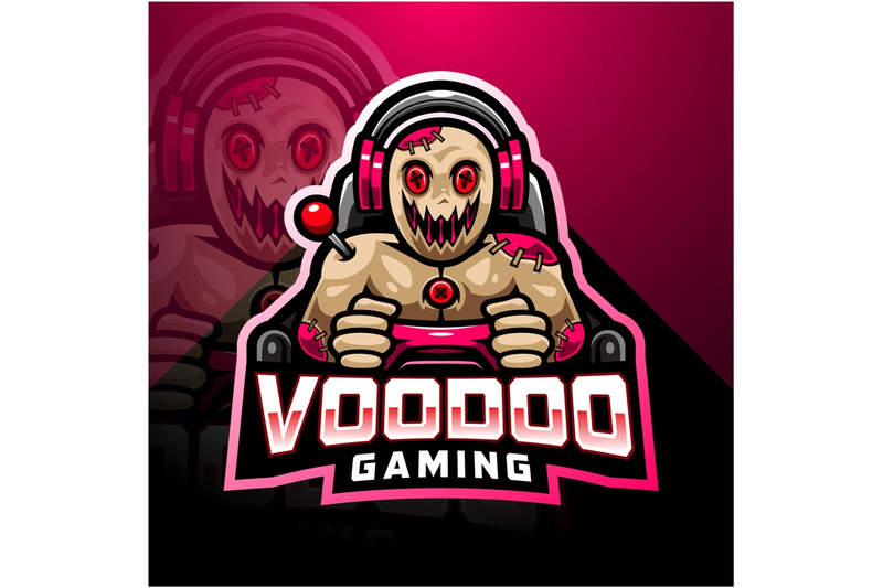 voodoo-gaming-esport-mascot-logo