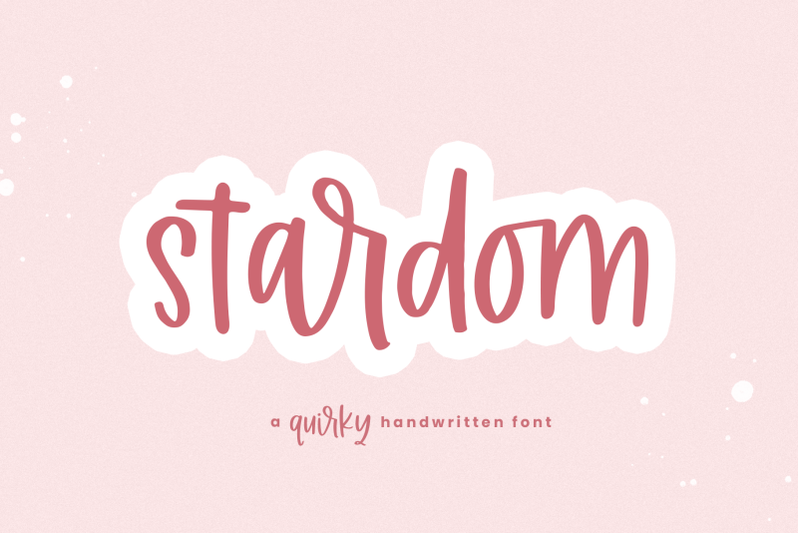 stardom-handwritten-font