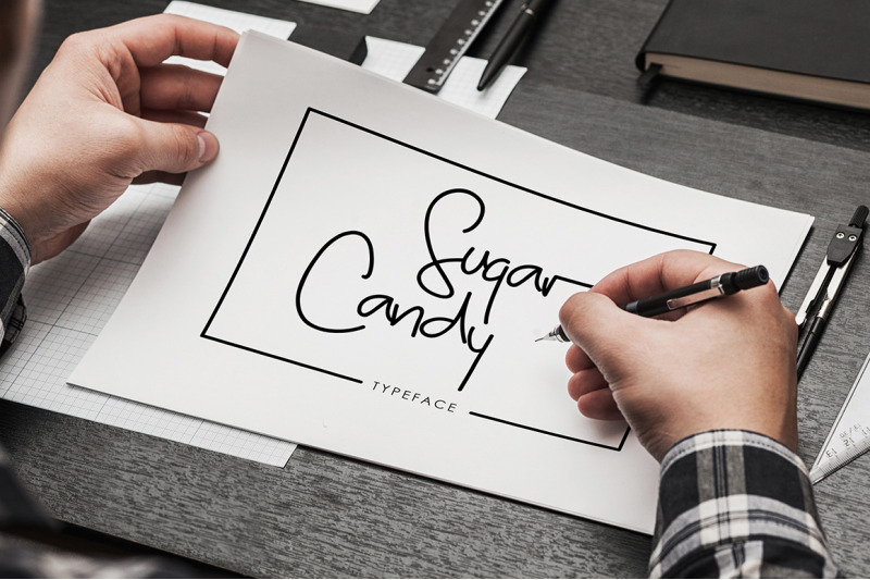 sugar-candy-signature-typeface