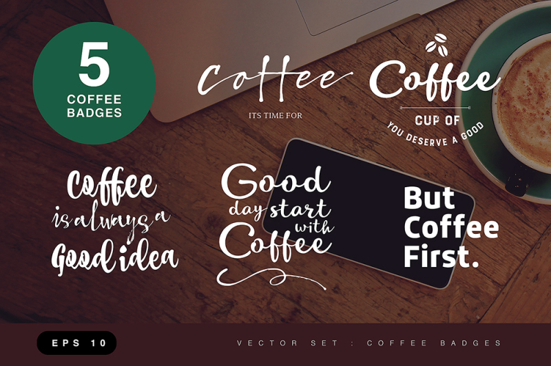 coffee-badges-vector