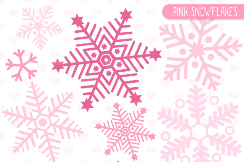 pink-snowflakes-clip-art-and-vectors