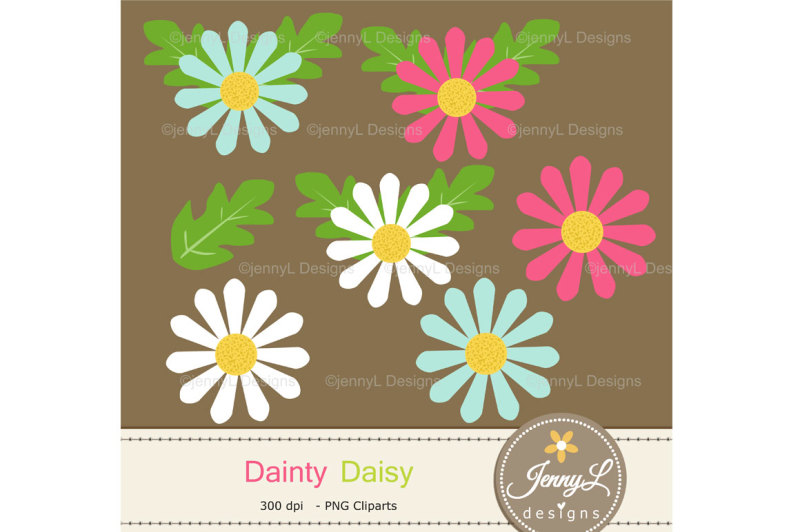 daisy-digital-papers-and-clipart