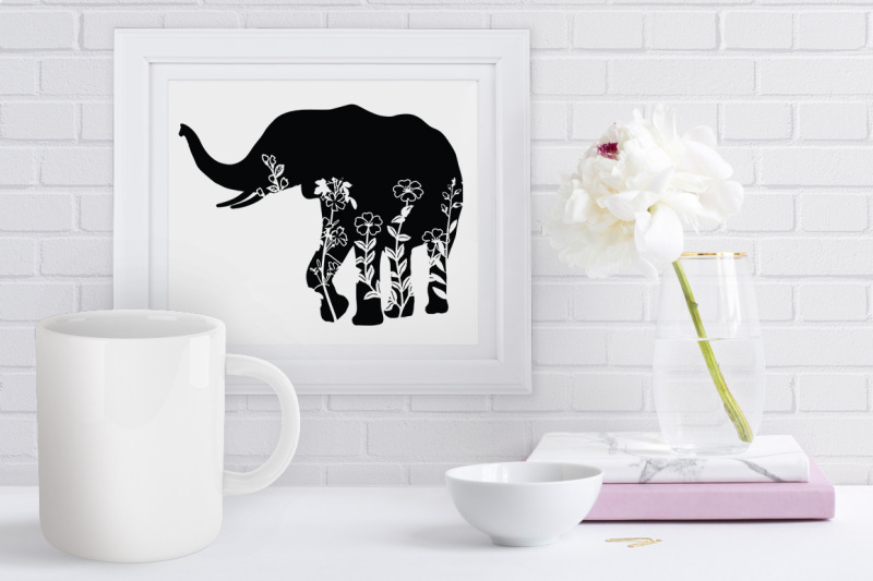 floral-elephant-svg-cut-files-floral-elephant-clipart