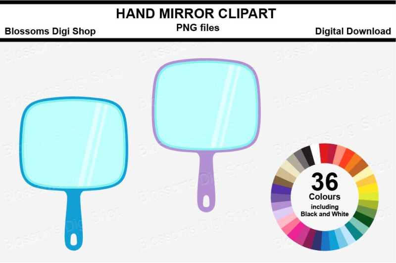 hand-mirror-sticker-clipart-36-files-multi-colours