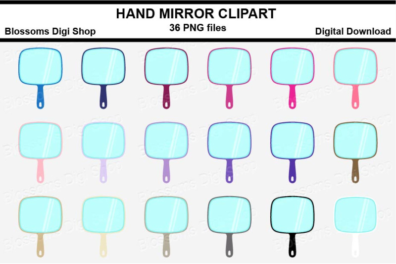 hand-mirror-sticker-clipart-36-files-multi-colours