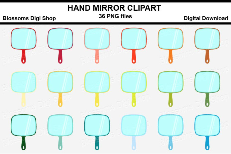 hand-mirror-sticker-clipart-36-files-multi-colours