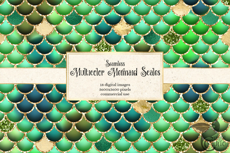 multicolor-mermaid-scales-digital-paper