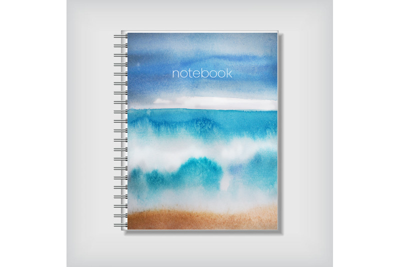watercolor-landscape-and-nature-ocean-and-wave-of-summer