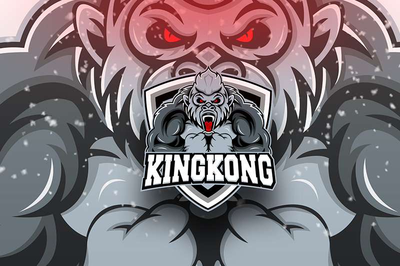 kingkong-esport-logo-template
