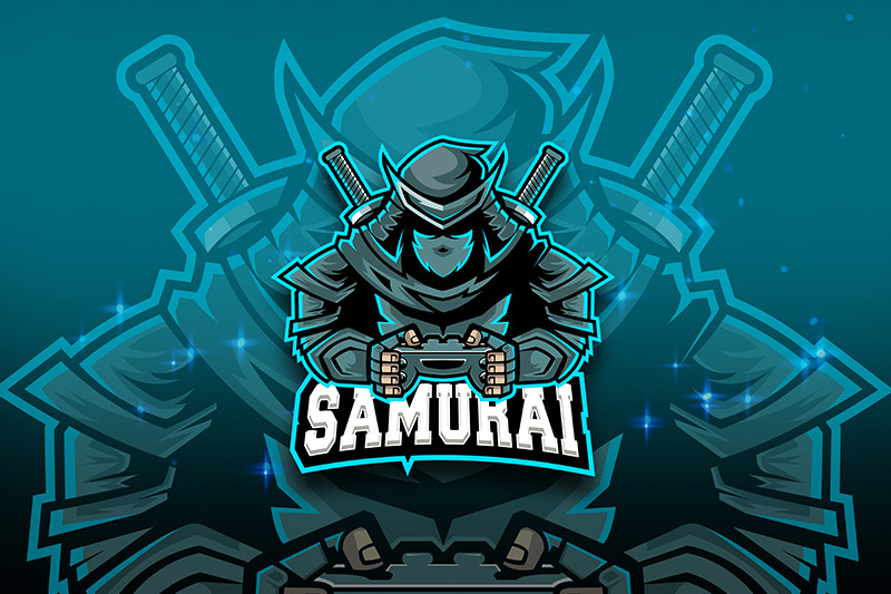 samurai-esport-logo-template
