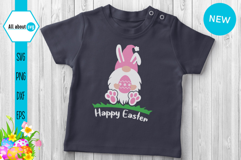 easter-bunny-gnome-pink-svg