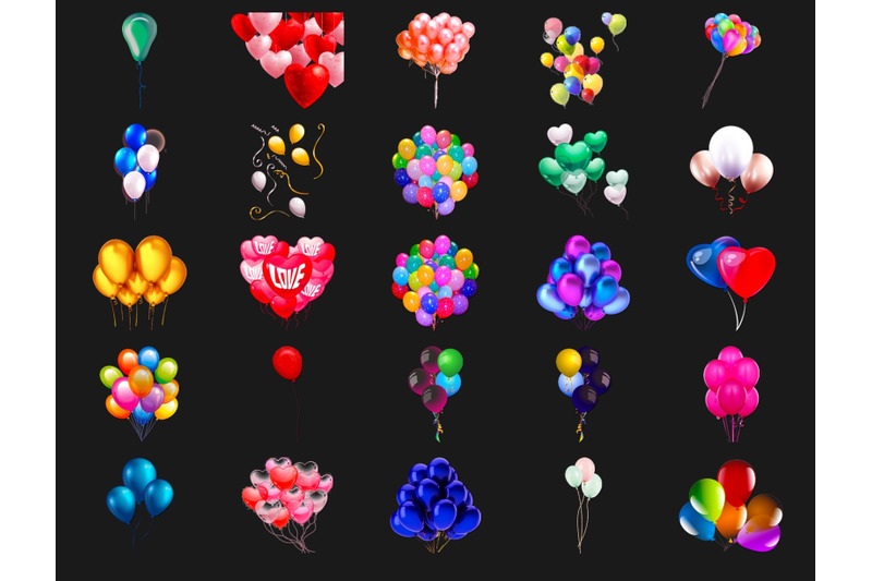 200-balloons-transparent-png-photoshop-overlays-backdrops-background