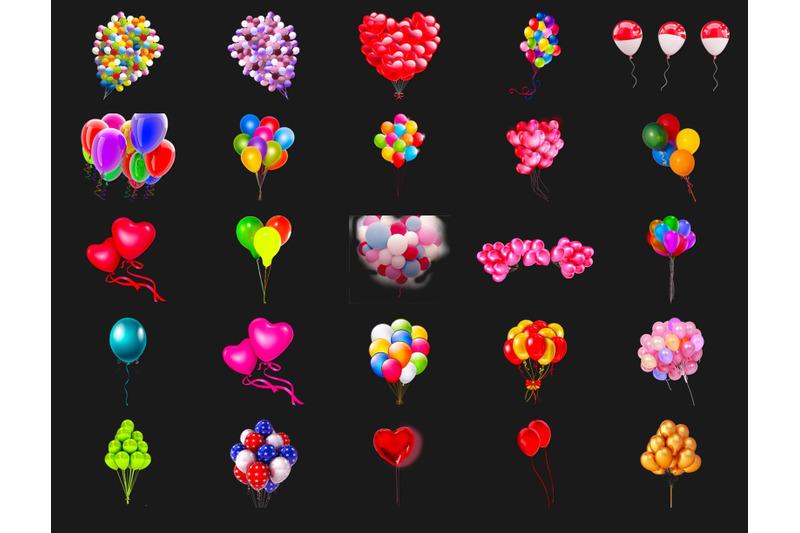 200-balloons-transparent-png-photoshop-overlays-backdrops-background