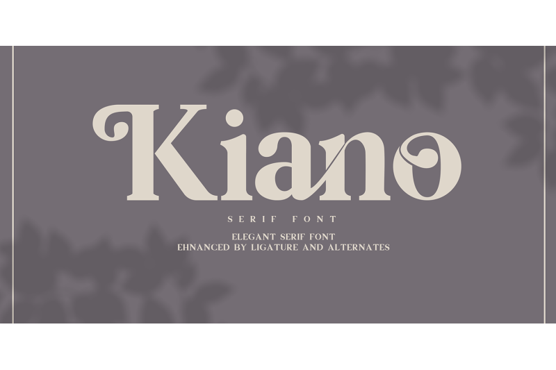 kiano-serif-font