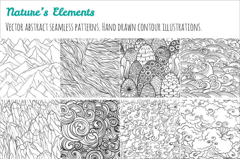 set-of-patterns-nature-039-s-elements
