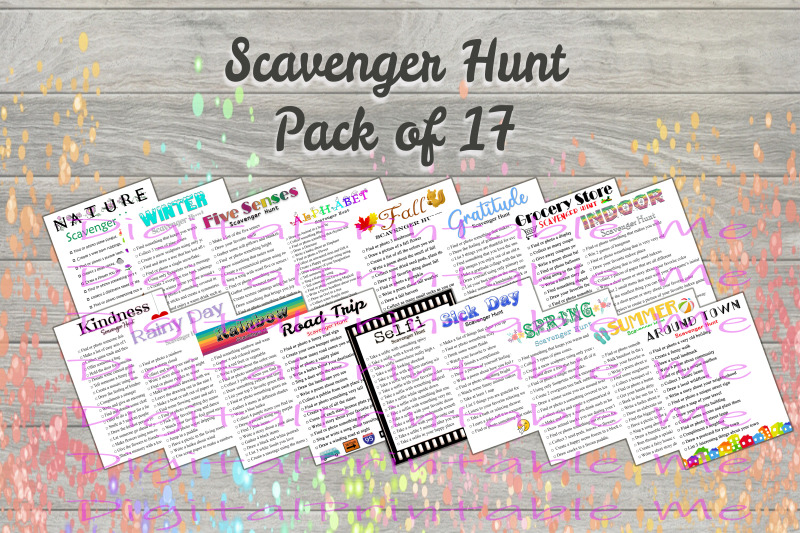 scavenger-hunt-pack-17-games-printable-kids-activity-game-party-ga
