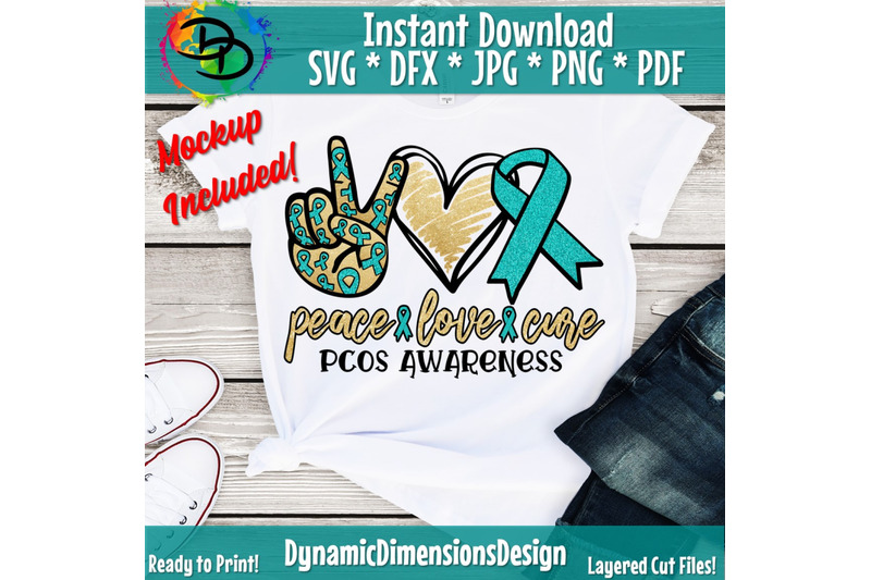 peace-love-cure-svg-digital-download-peace-love-cure-pcos-awareness-svg-pcos-awareness-png-pcos-awareness-peace-love-cure-svg-cricut