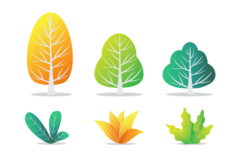 vector-illustration-of-autumn-trees-and-bushes