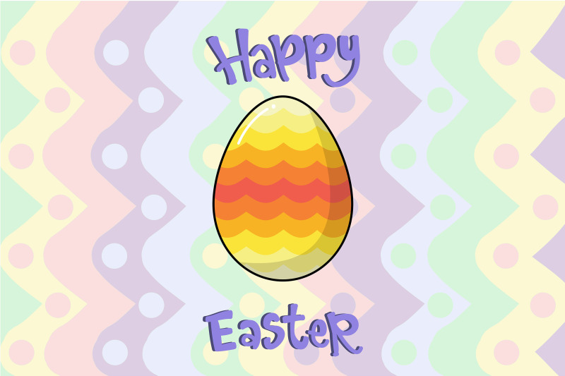 easter-orange-yellow-egg