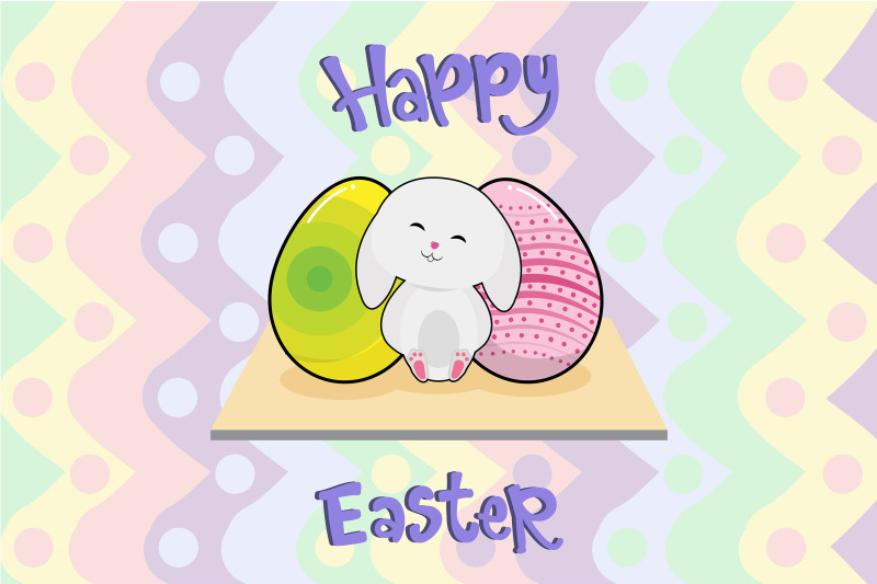 easter-rabbit-and-2-eggs