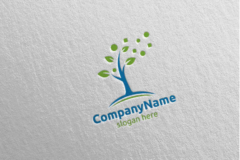 tree-digital-financial-investment-logo
