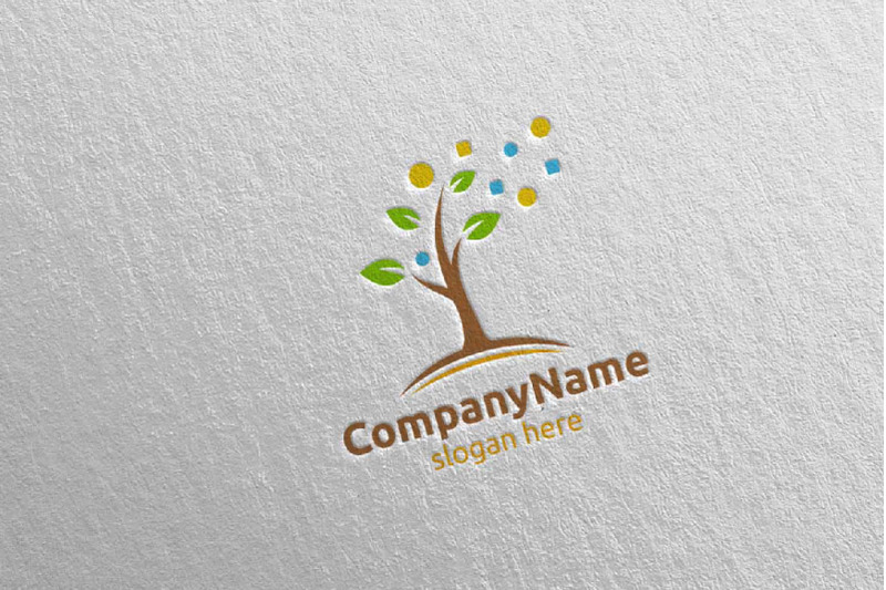 tree-digital-financial-investment-logo