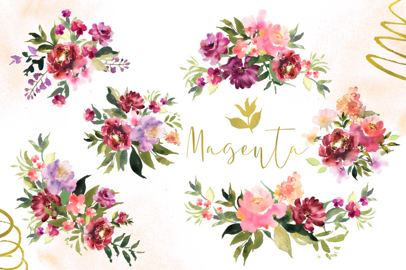 magenta-flowers