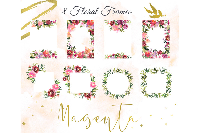 magenta-flowers