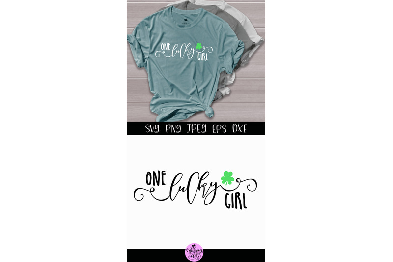 one-lucky-girl-svg-st-patricks-day-shirt-svg