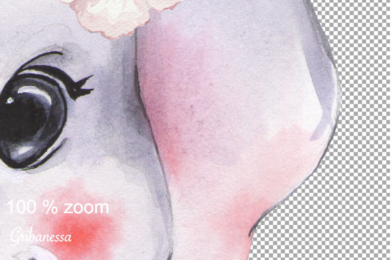 watercolor-baby-elephant-clipart-set