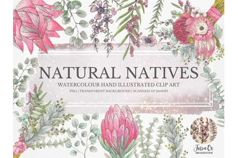 natural-natives-clipart-set